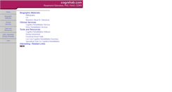 Desktop Screenshot of cogrehab.com